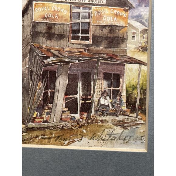 Two Framed And Matted Tom J Whitaker Print Prints Appalachian Artist - Picture 3 of 5